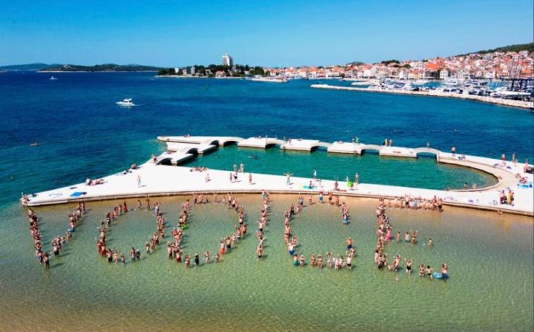 Apartmán Azul Vodice Exteriér fotografie